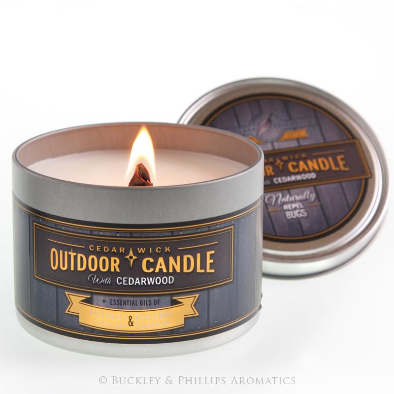 Outdoor Candle Cedarwood