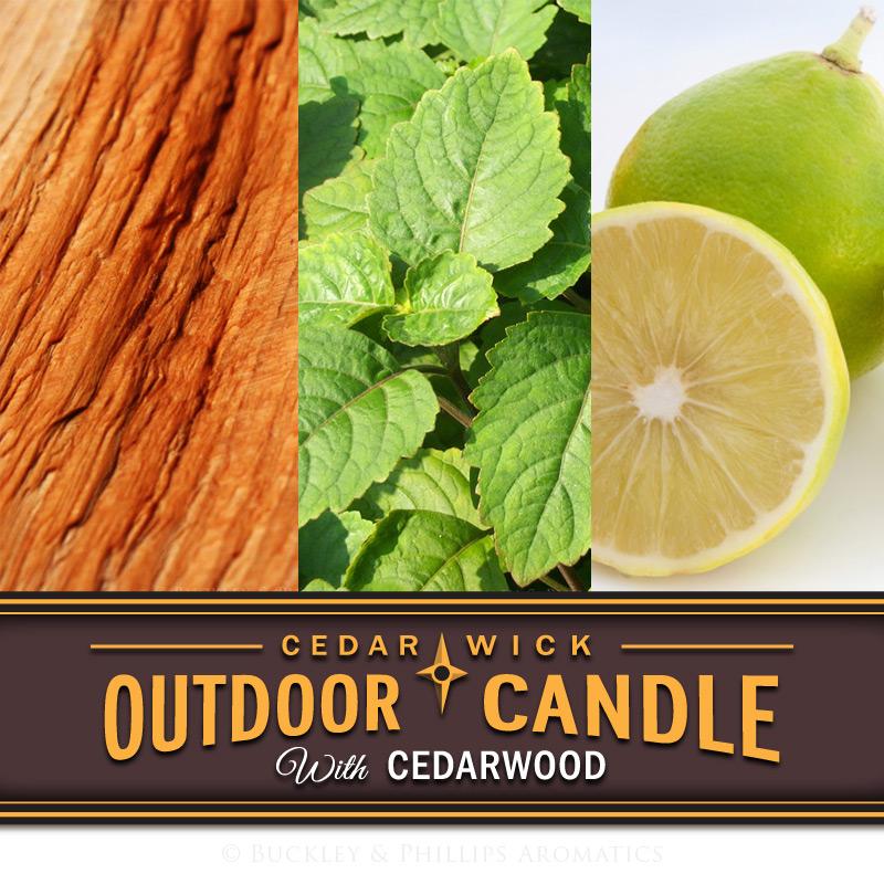 Outdoor Candle Cedarwood