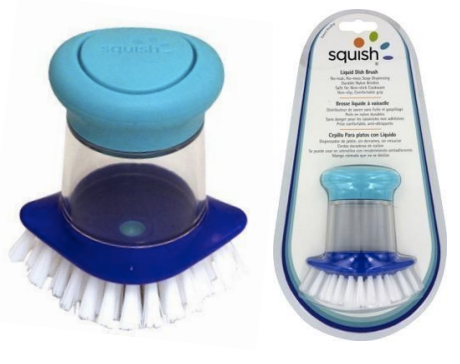 Liquid Soap Dispensing Dish Brush
